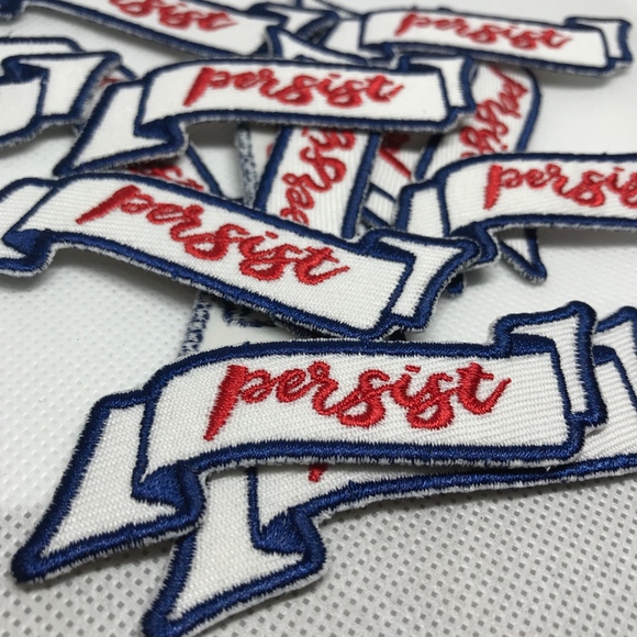 Red, White, and Blue Persist Iron On Patch! - Picture 4 of 4